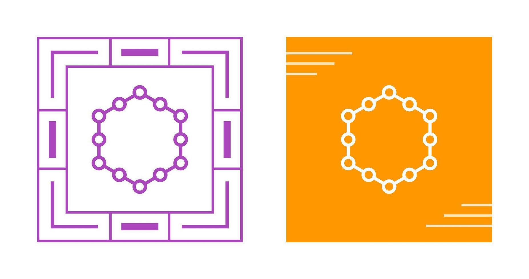 icône de vecteur hexagonal