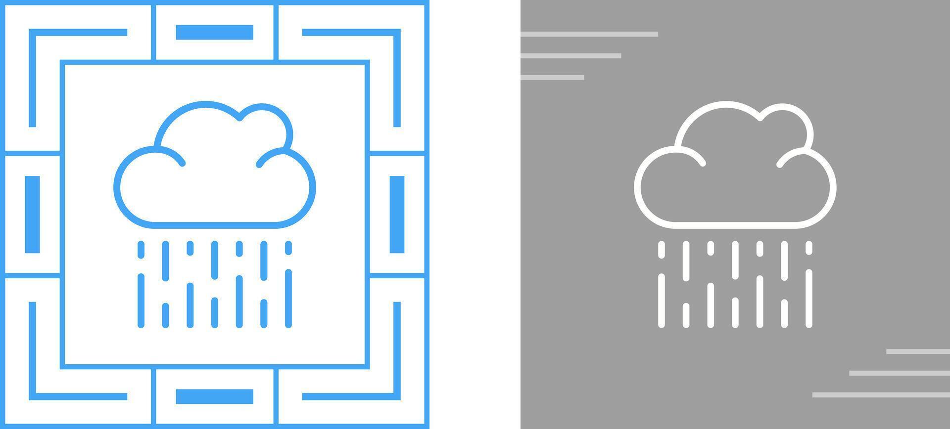 icône de vecteur de nuage