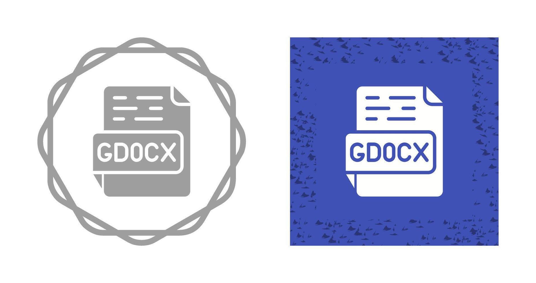 gdocx vecteur icône