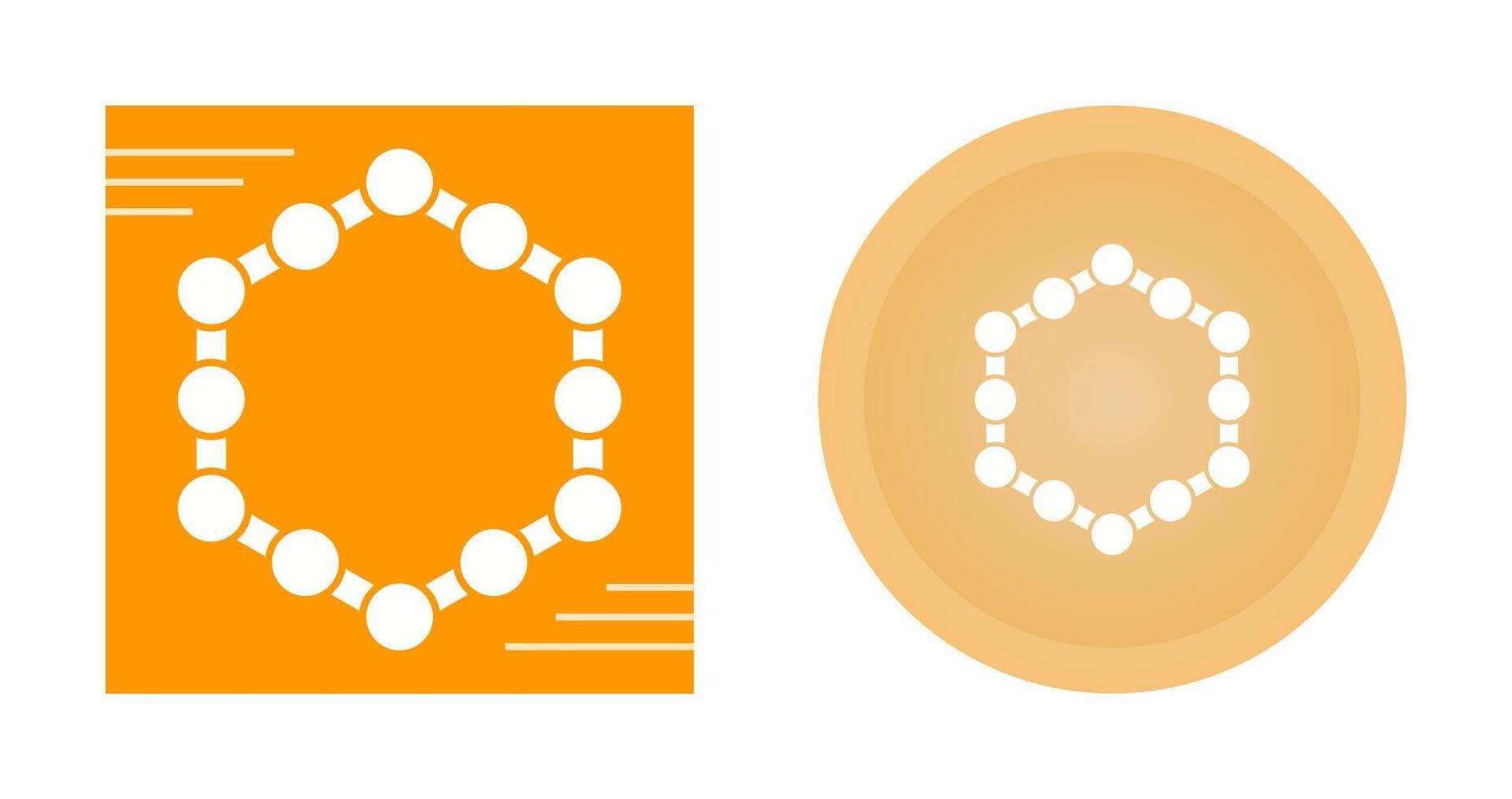 icône de vecteur hexagonal