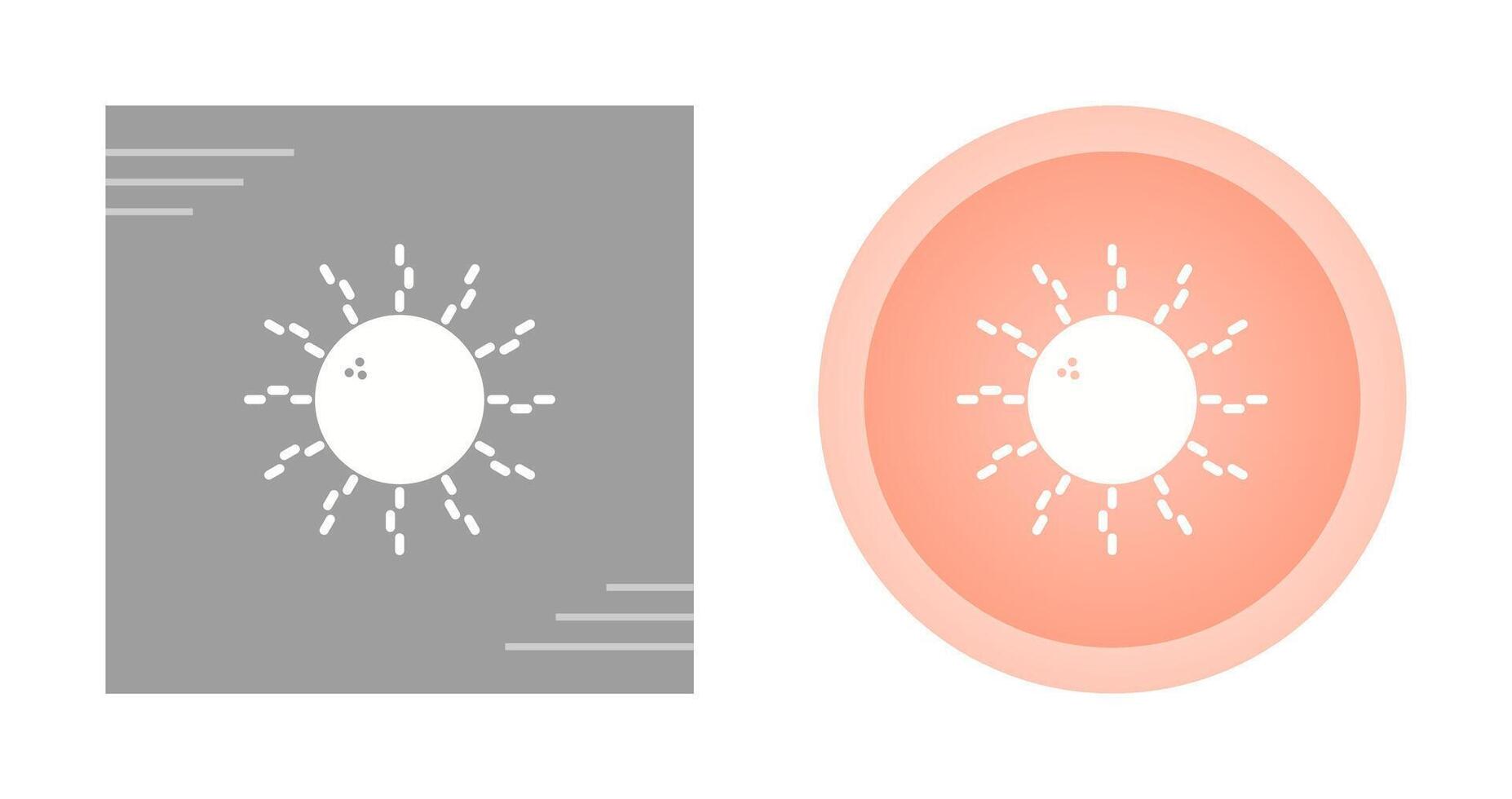 icône de vecteur de soleil