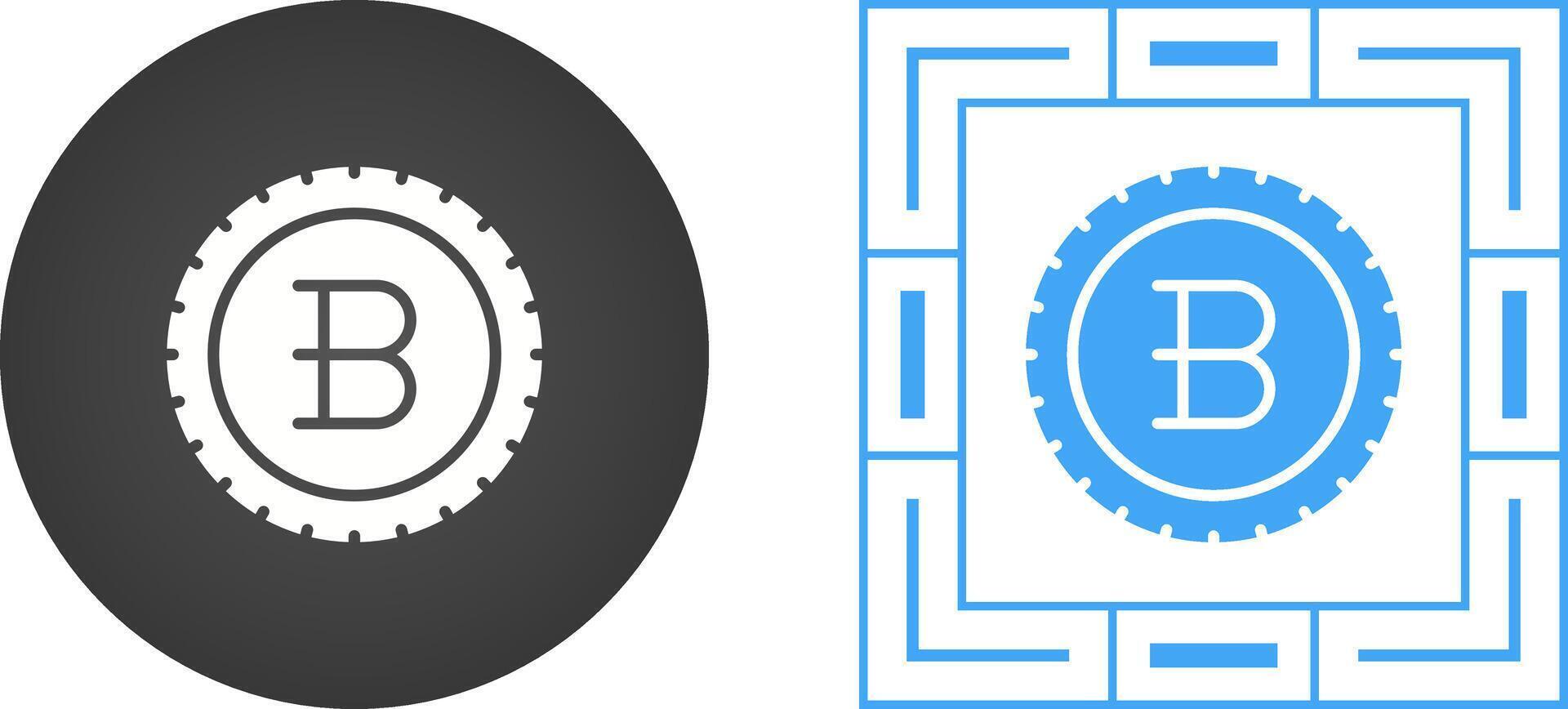 icône de vecteur de crypto-monnaie