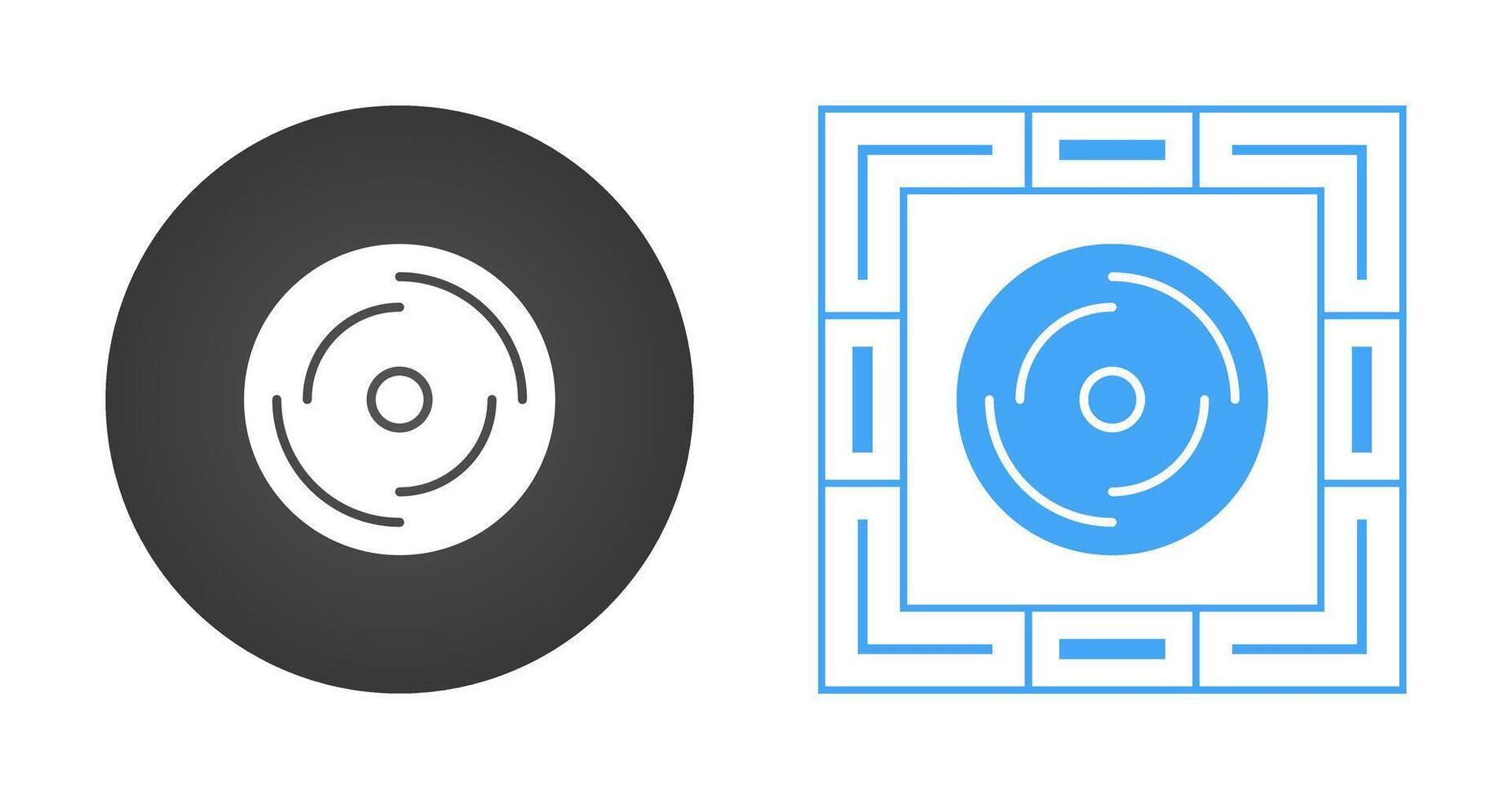 icône de vecteur de disque