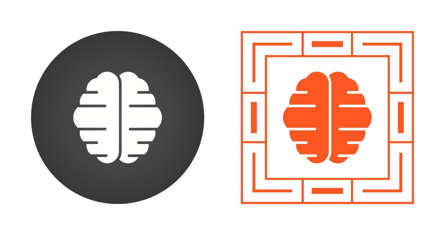 icône de vecteur de cerveau