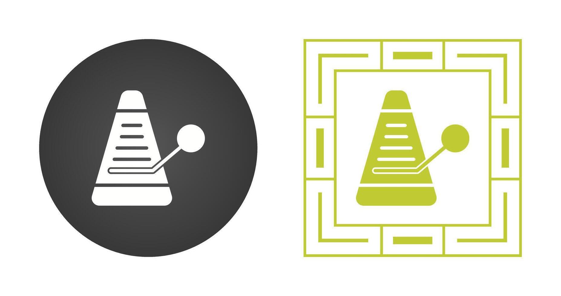 icône de vecteur de métronome