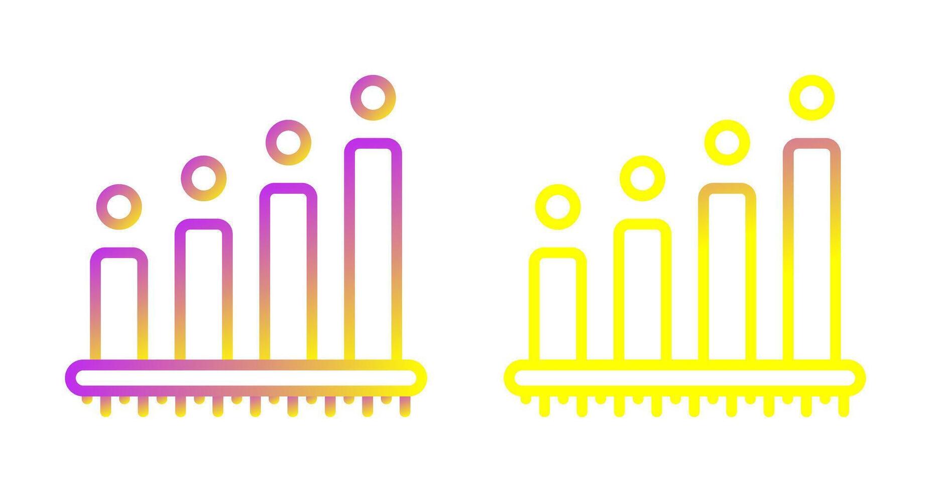 icône de vecteur de graphique à barres