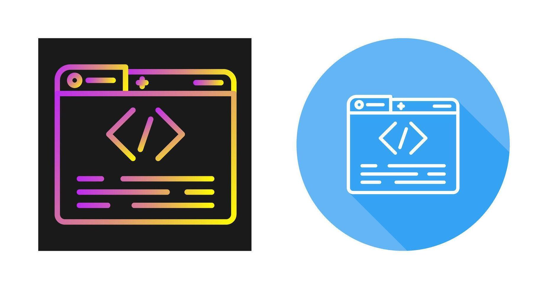 icône de vecteur de programmation