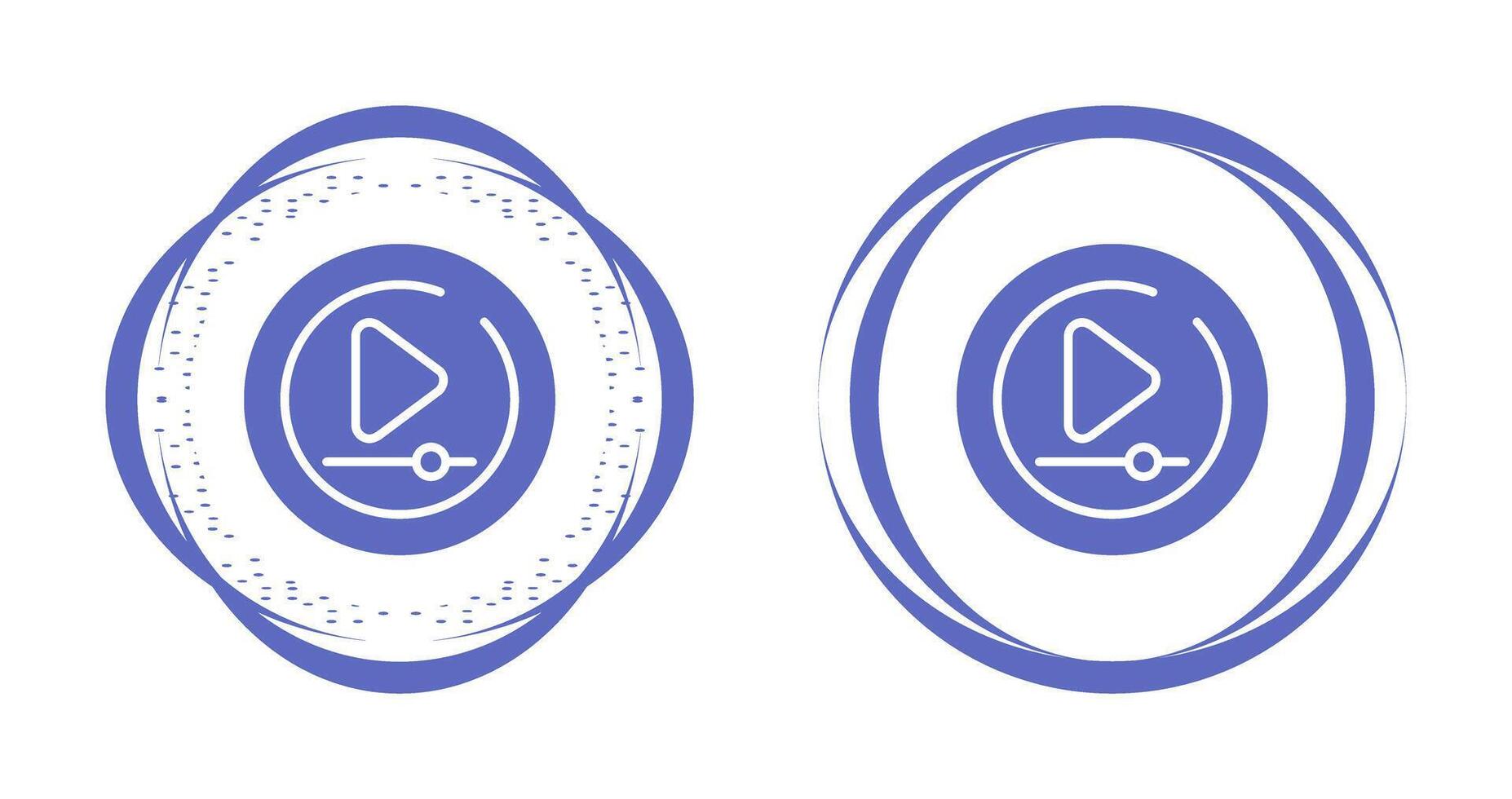 vidéo jouer cercle vecteur icône