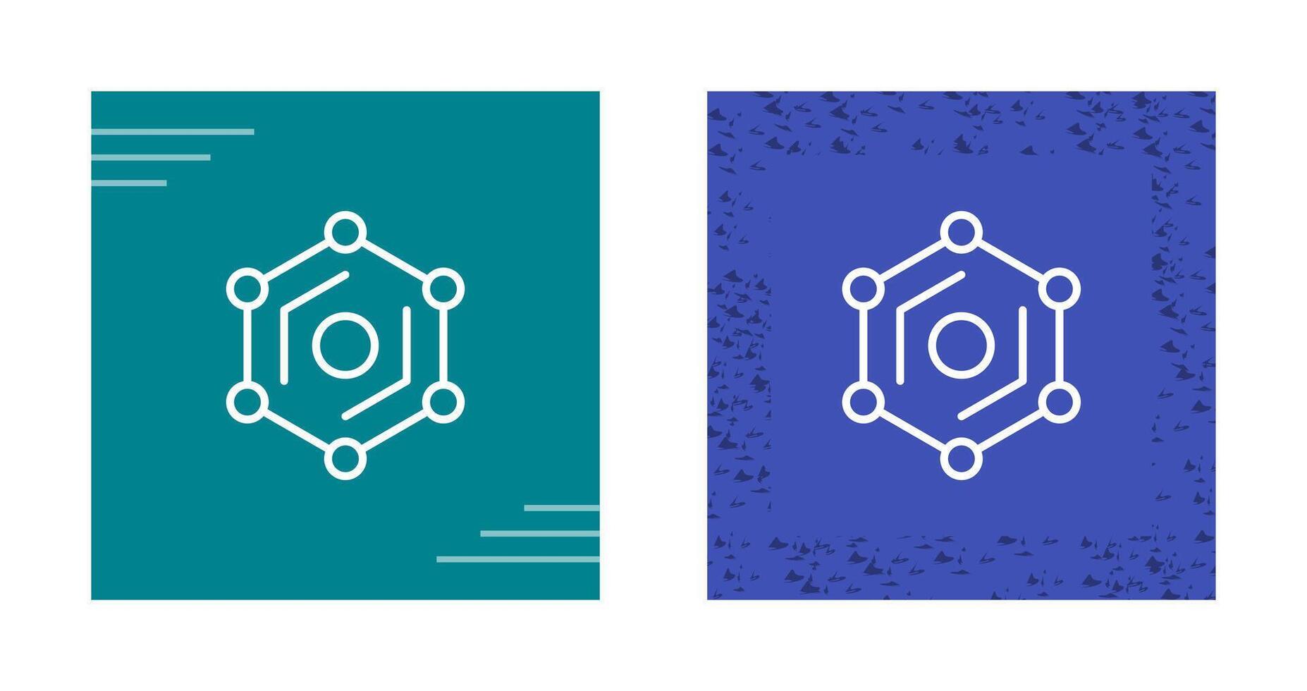 icône de vecteur hexagonal