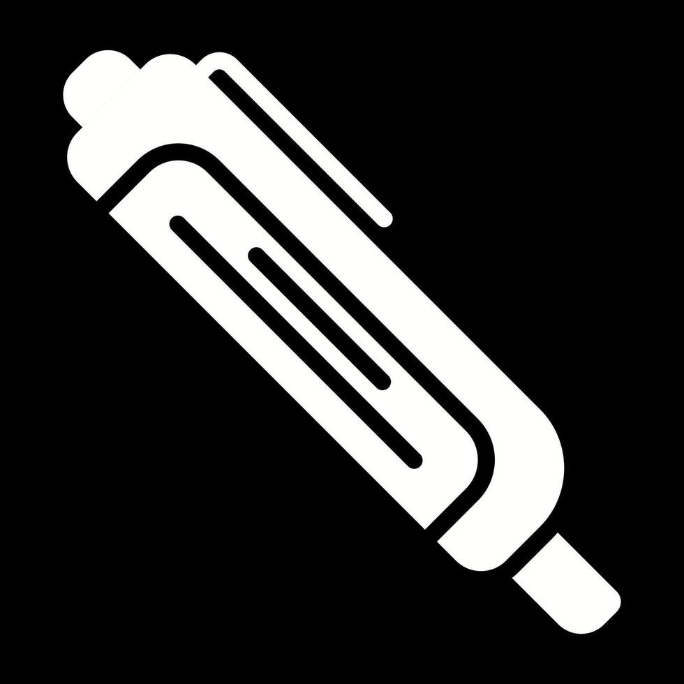 Tension détecteur stylo vecteur icône