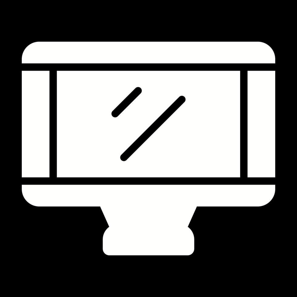 icône de vecteur de moniteur