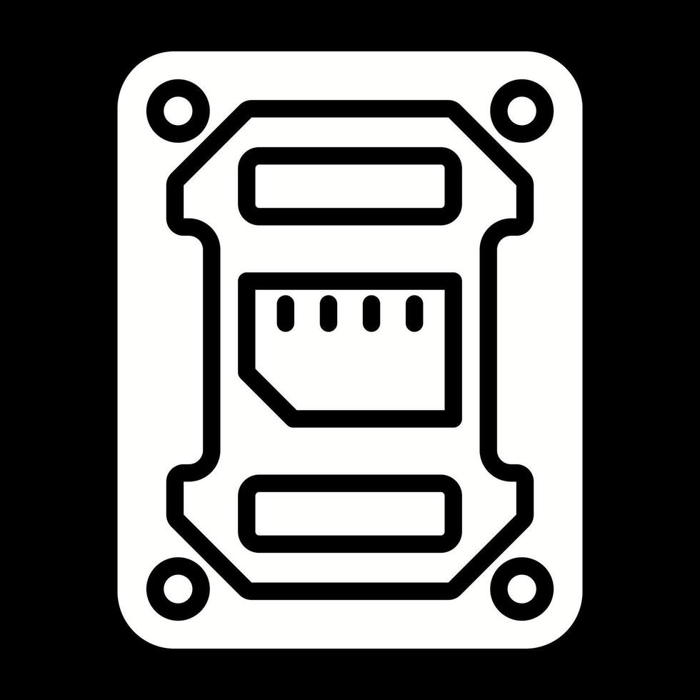 hdd vecteur icône