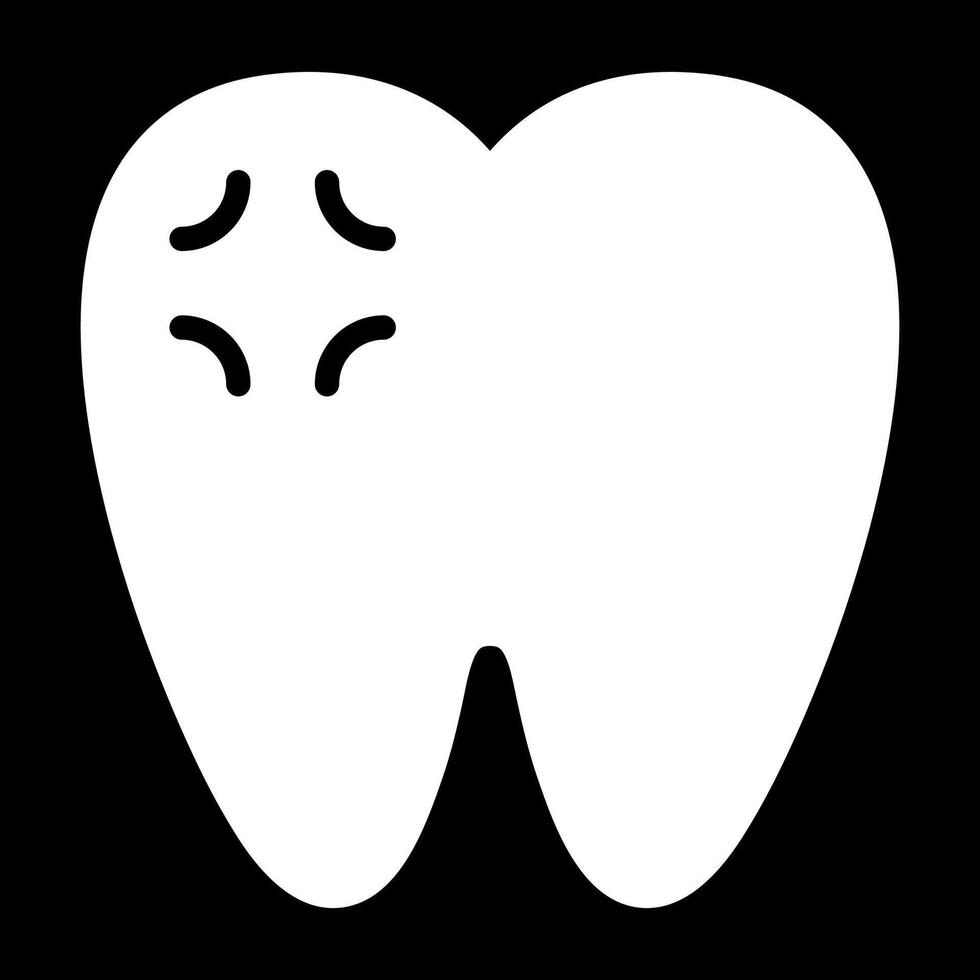 icône de vecteur de maux de dents