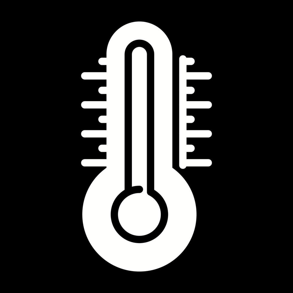 icône de vecteur de thermomètre