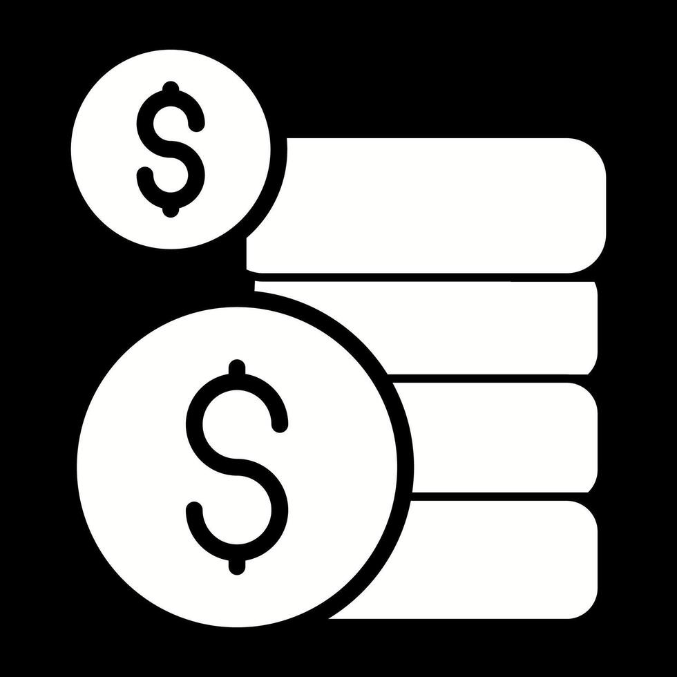 icône de vecteur de pièces de monnaie