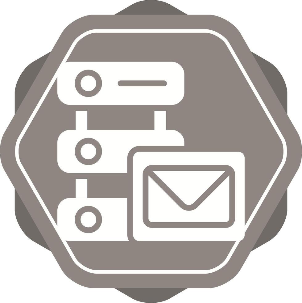 smtp serveur vecteur icône