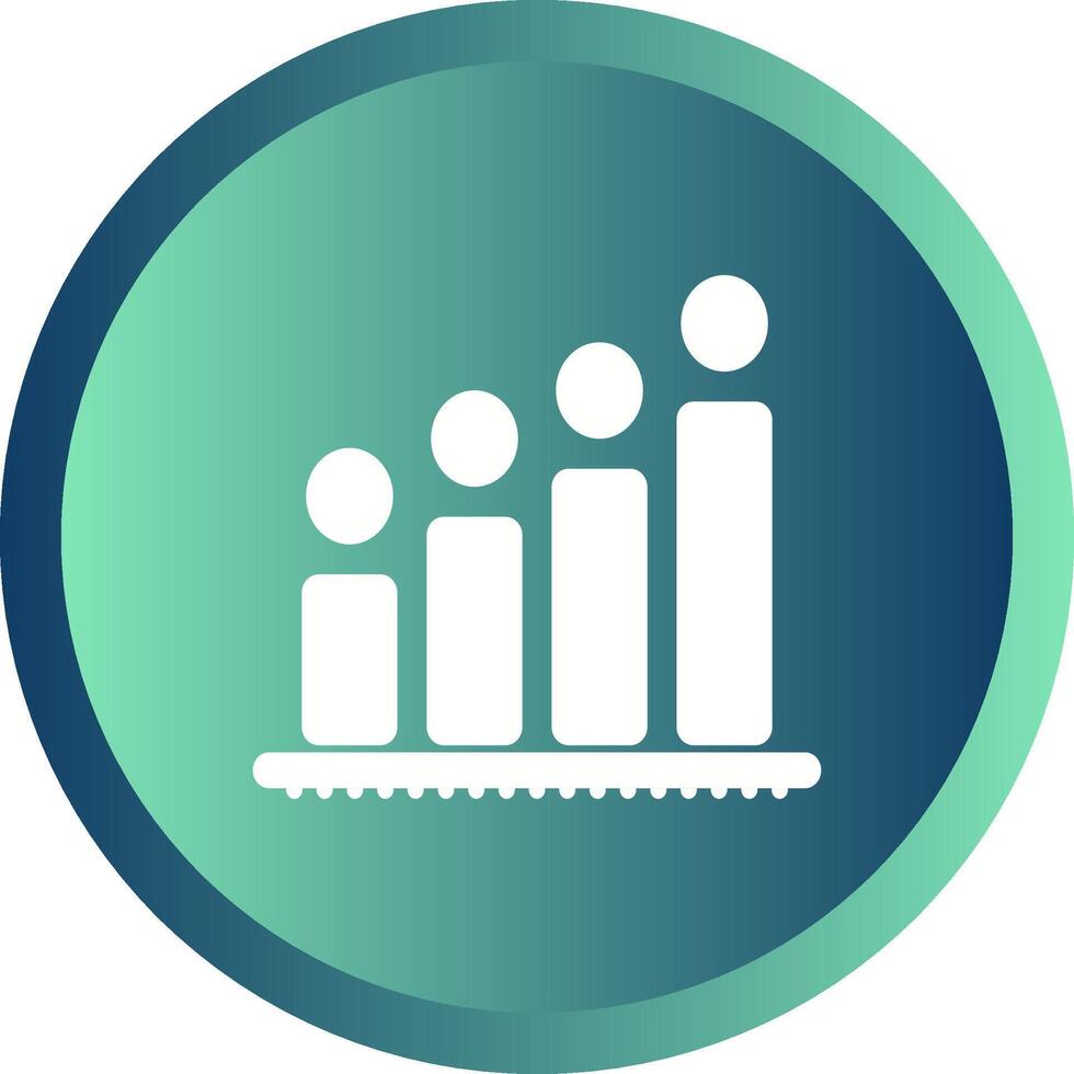 icône de vecteur de graphique à barres