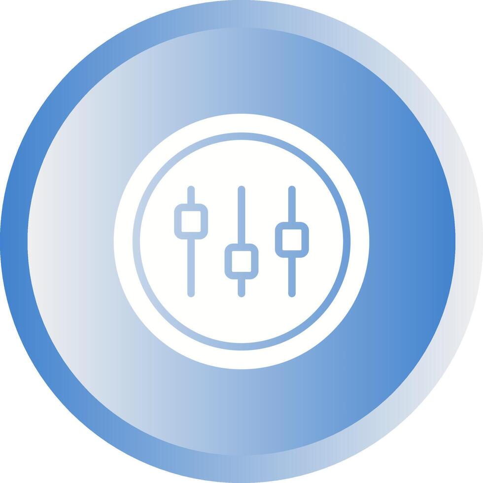 icône de vecteur d'égaliseur de musique