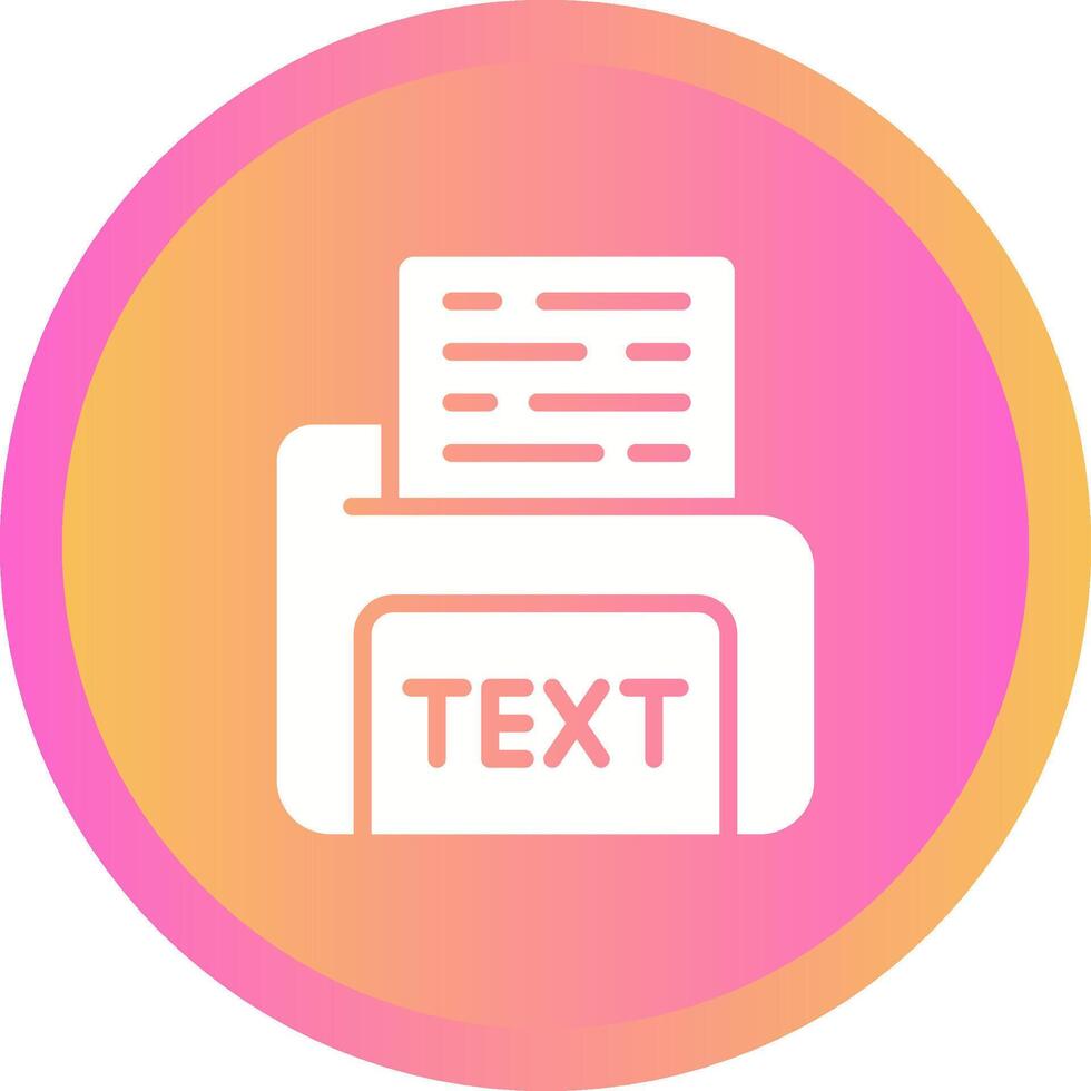 texte fichier vecteur icône
