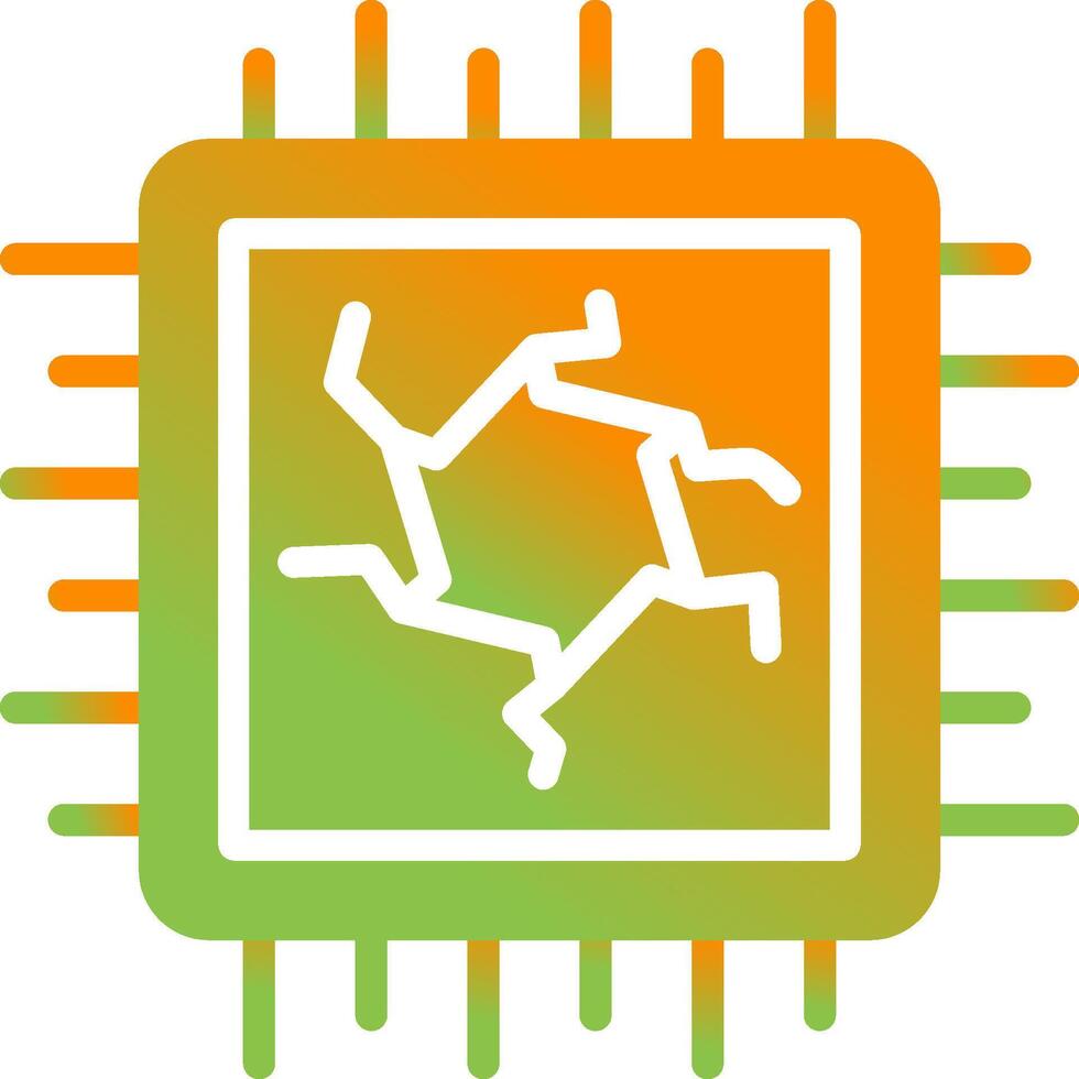 icône de vecteur de processeur