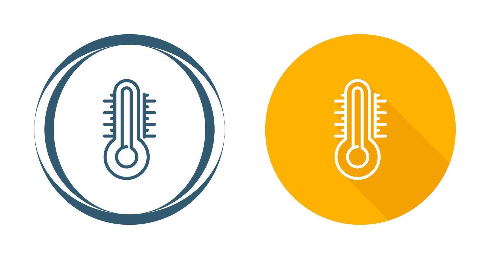 icône de vecteur de thermomètre