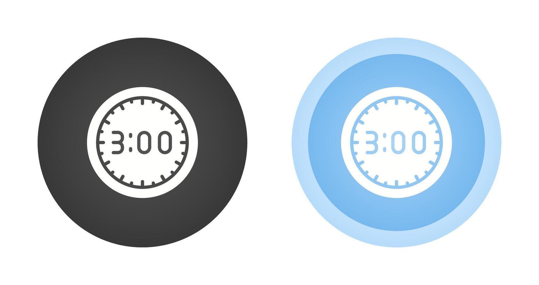 icône de vecteur d & # 39; horloge