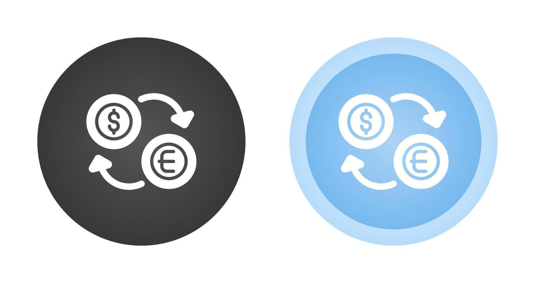 icône de vecteur de change de devises