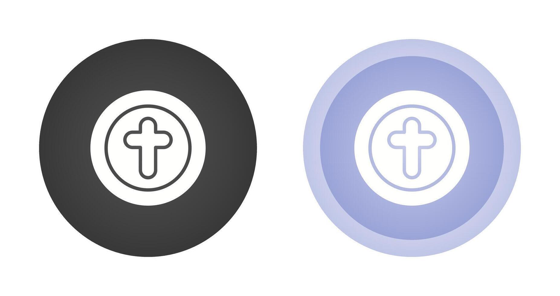 icône de vecteur de croix