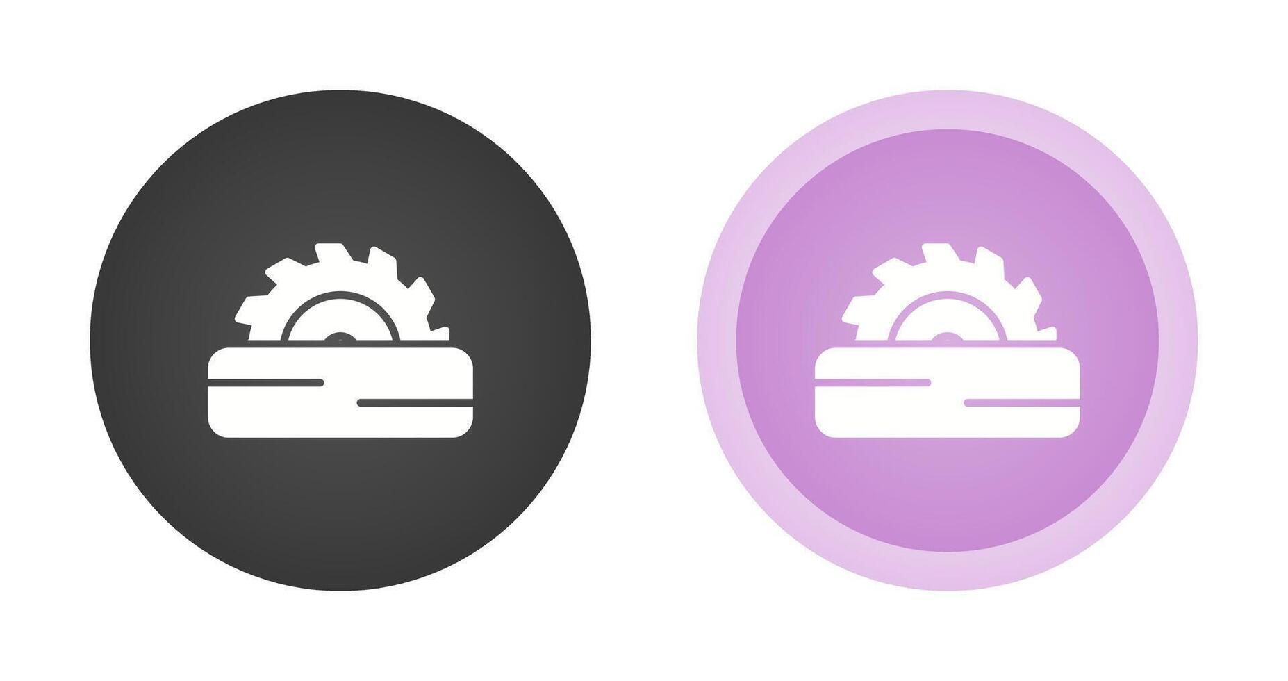 icône de vecteur de scie circulaire