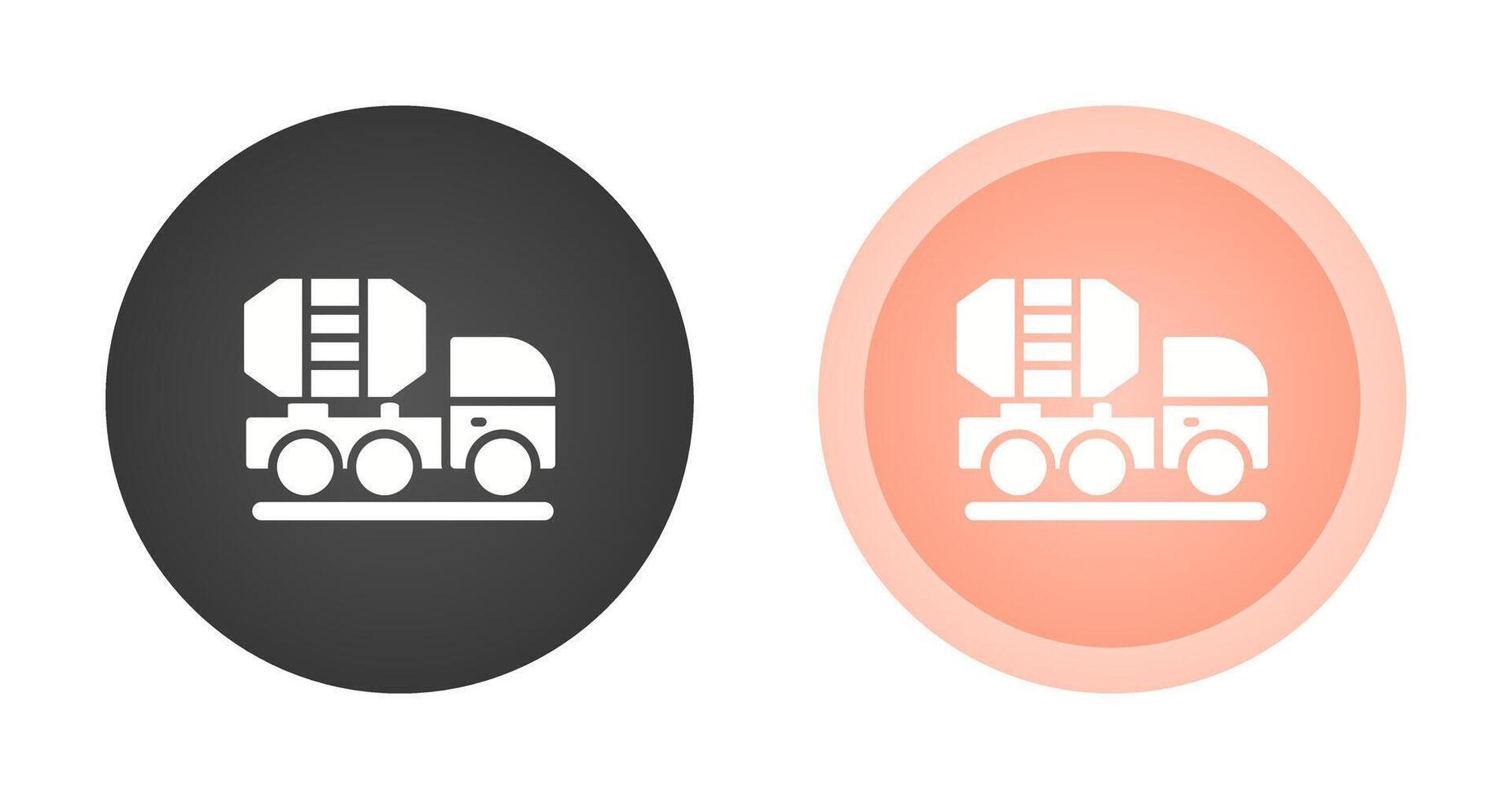 icône de vecteur de camion malaxeur