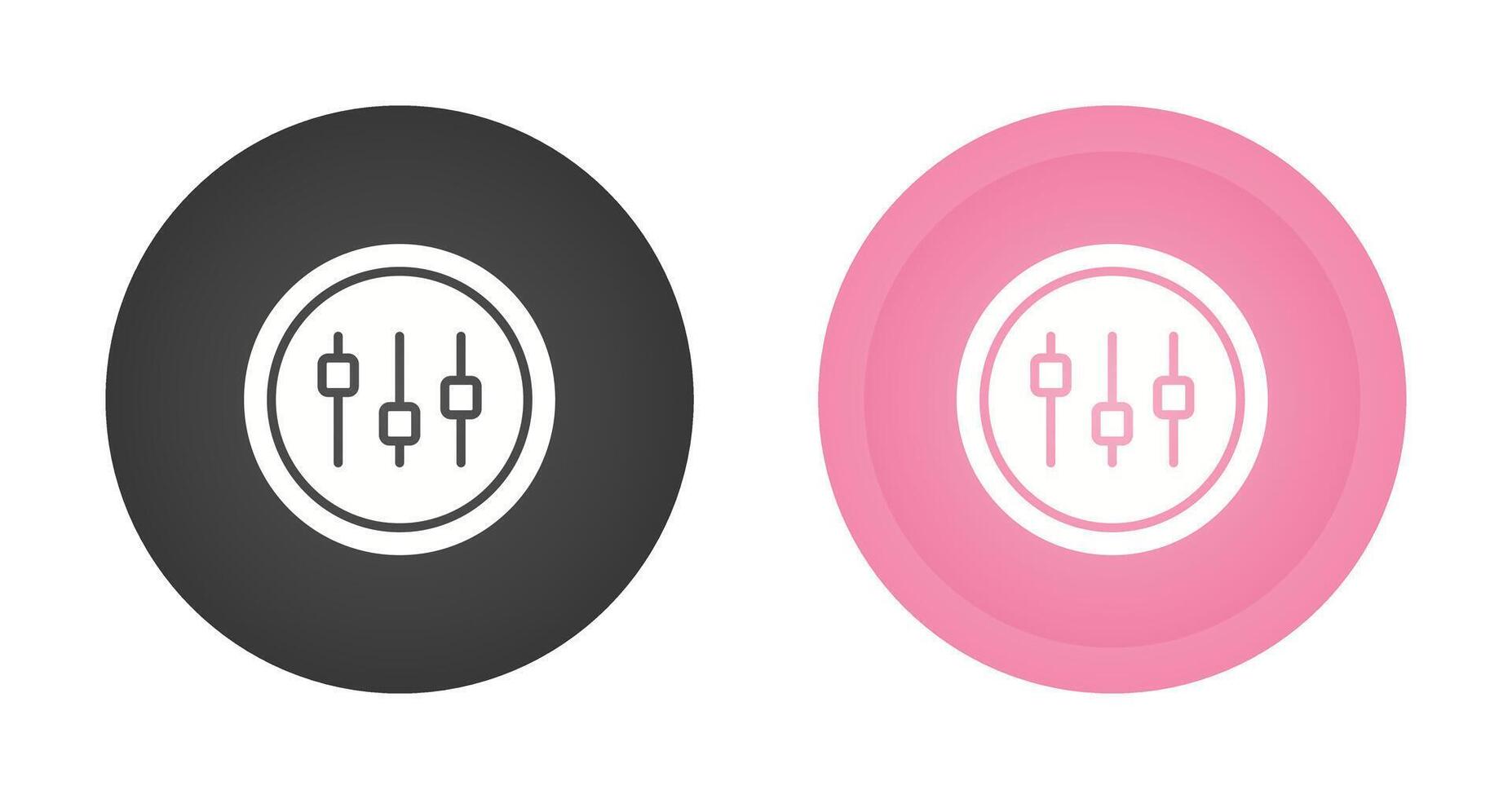 icône de vecteur d'égaliseur de musique