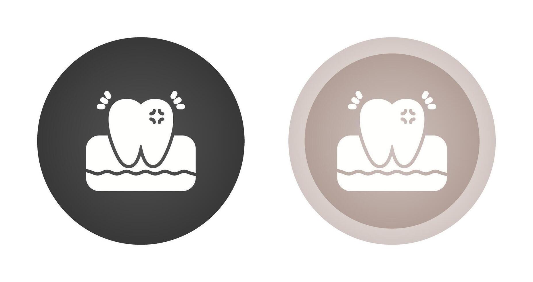 icône de vecteur de maux de dents