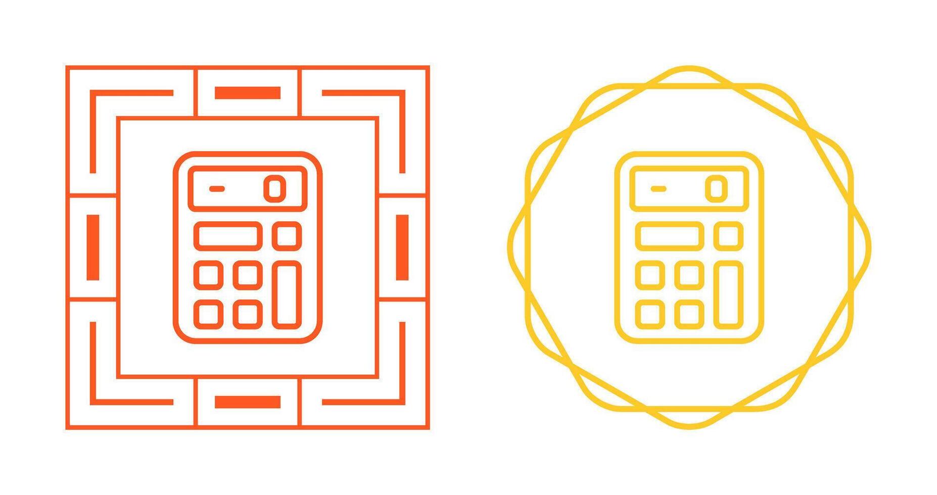 icône de vecteur de calculatrice