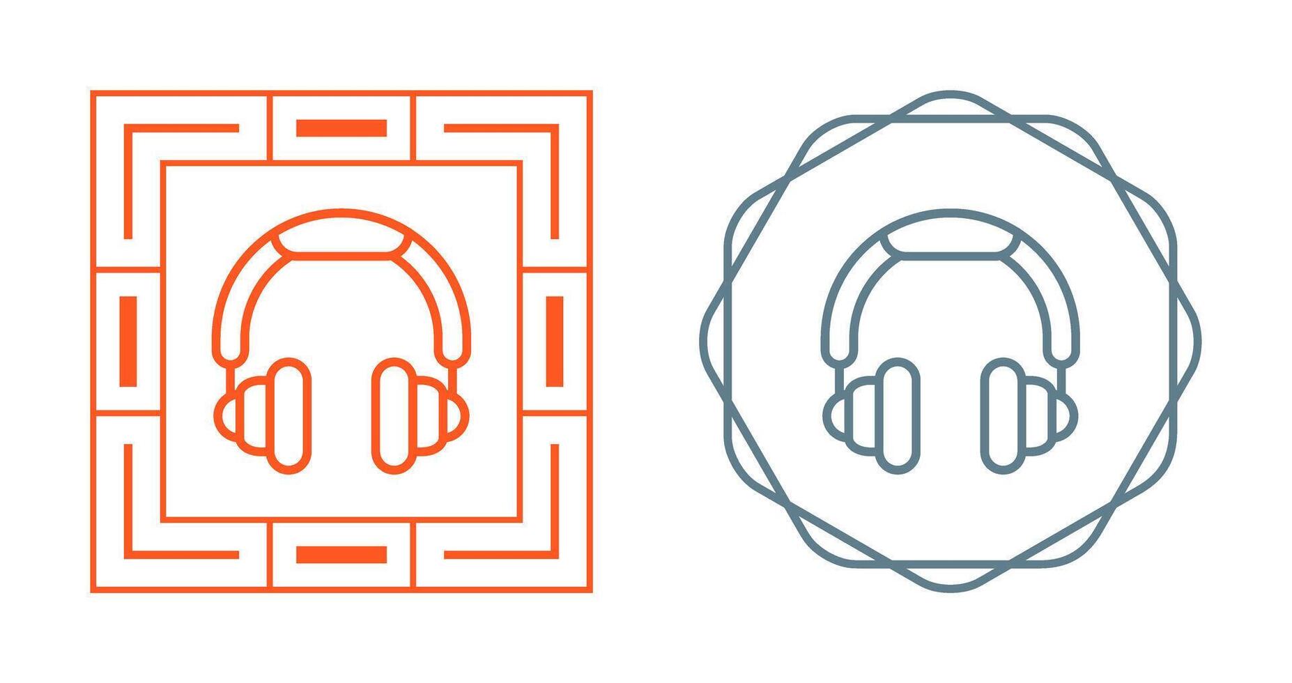 icône de vecteur de casque