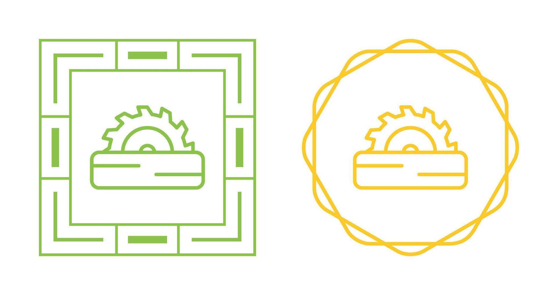 icône de vecteur de scie circulaire