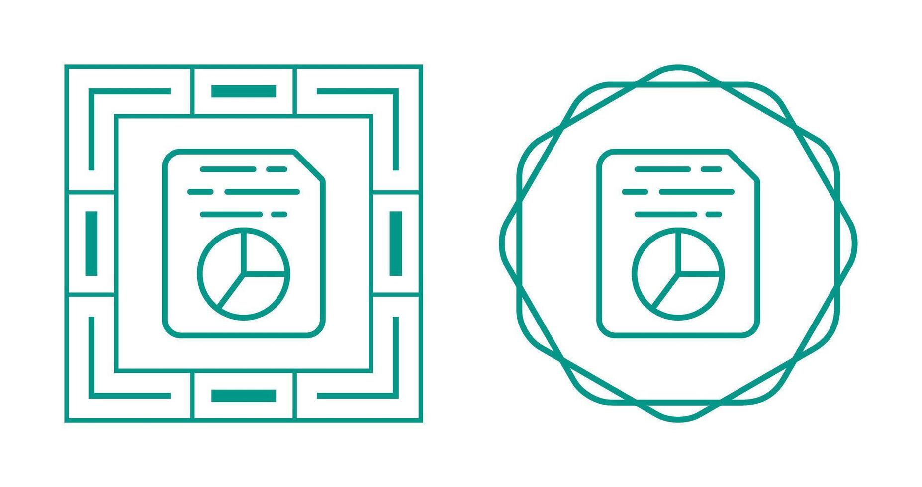 document insérer diagramme vecteur icône