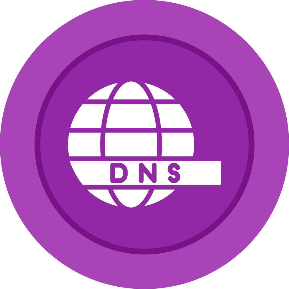 DNS serveur vecteur icône