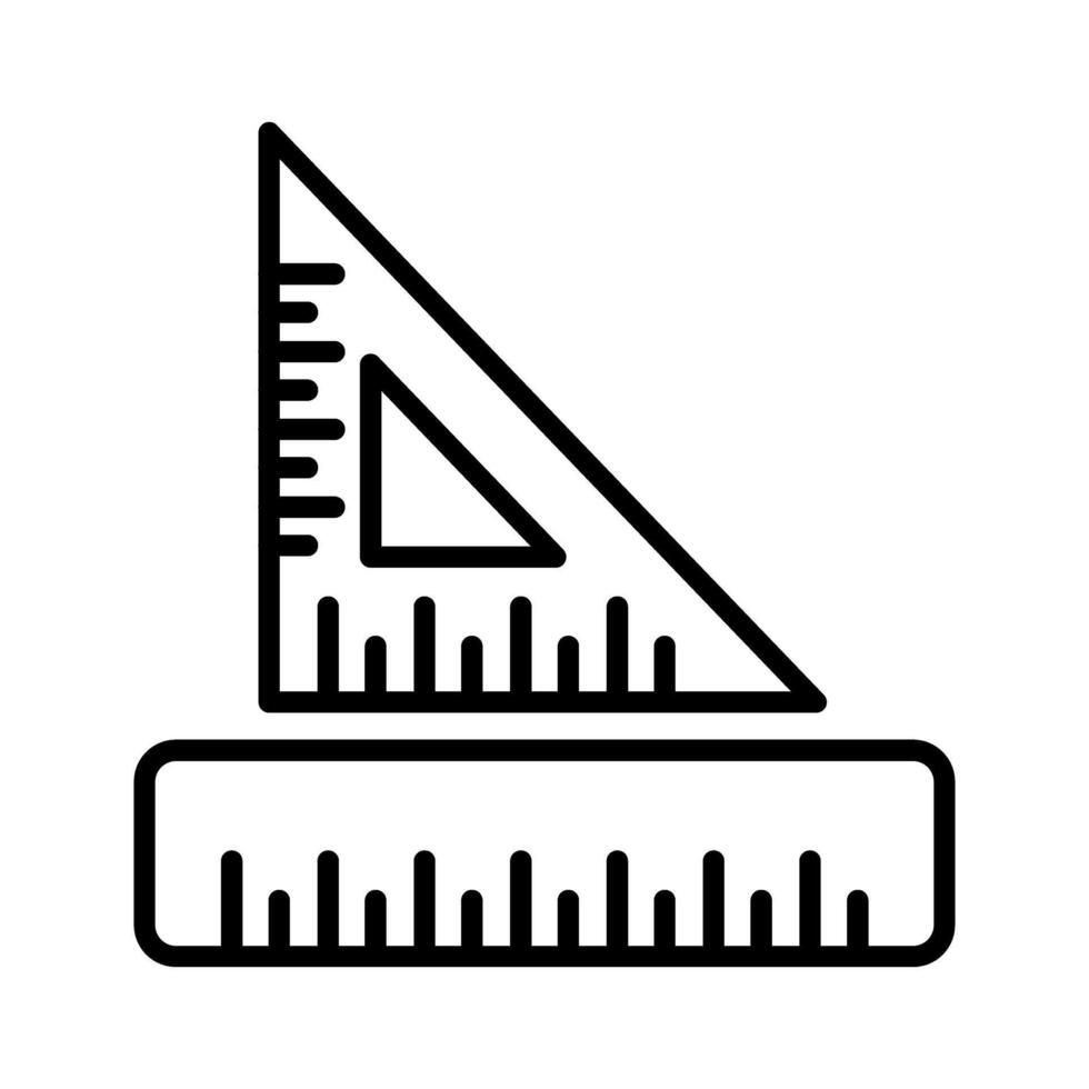 icône de vecteur de règle