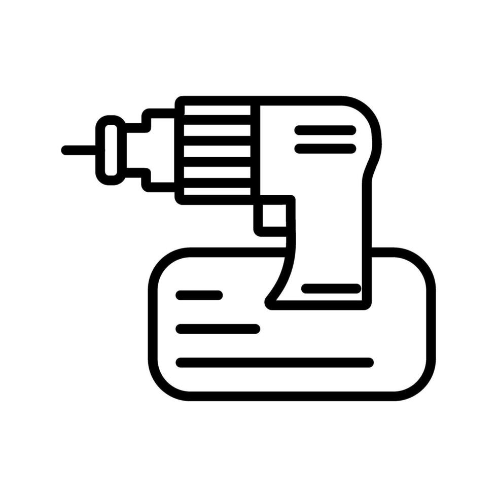 icône de vecteur de perceuse