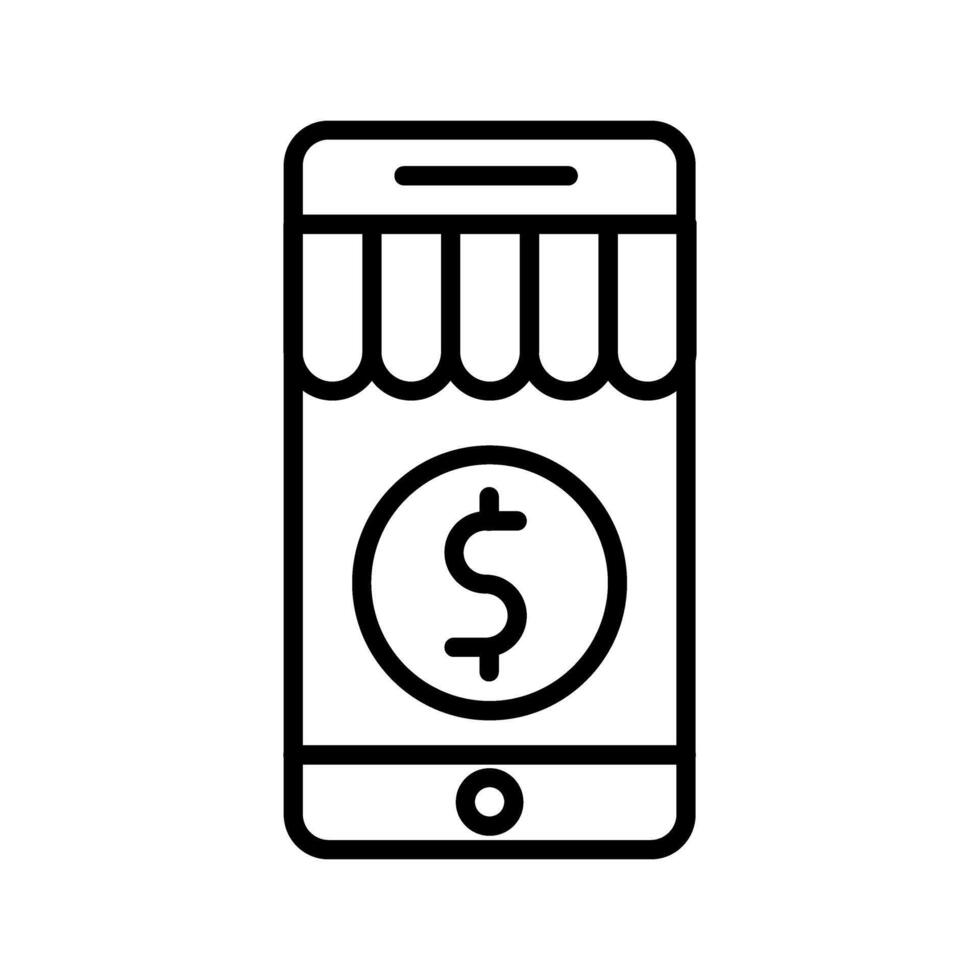 icône de vecteur de marketing mobile