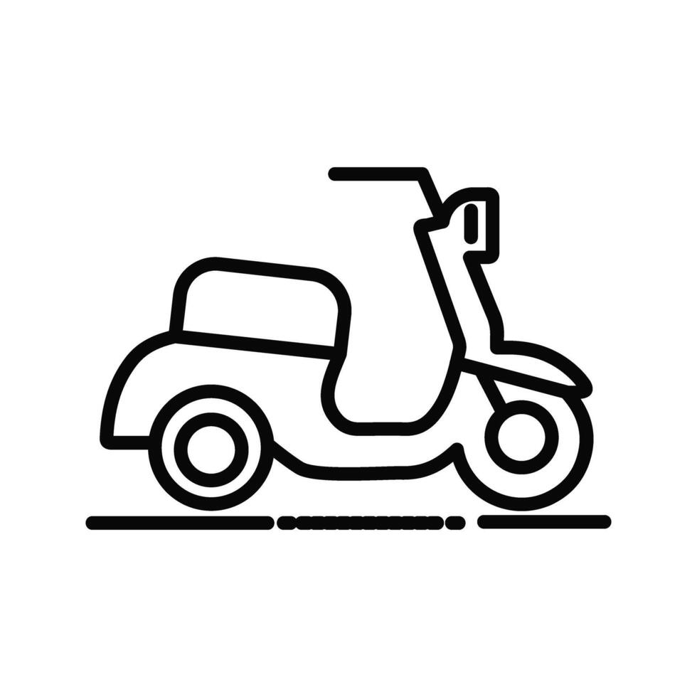 icône de vecteur de scooter