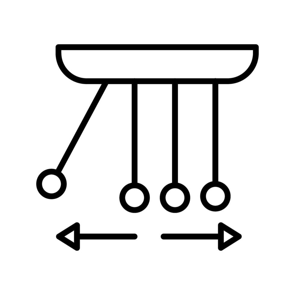 icône de vecteur de pendule