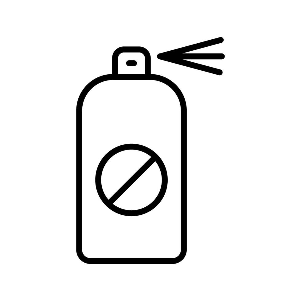 icône de vecteur de bouteille de pesticide