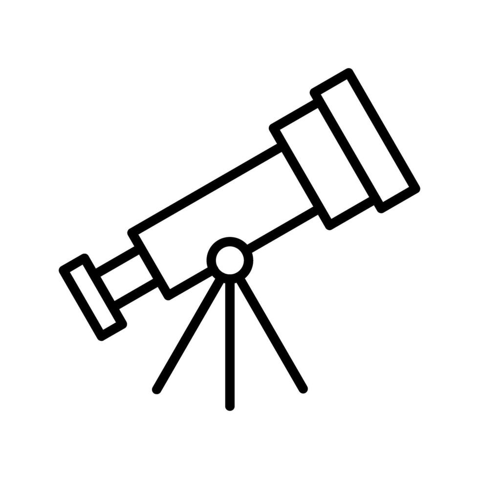 icône de vecteur de télescope