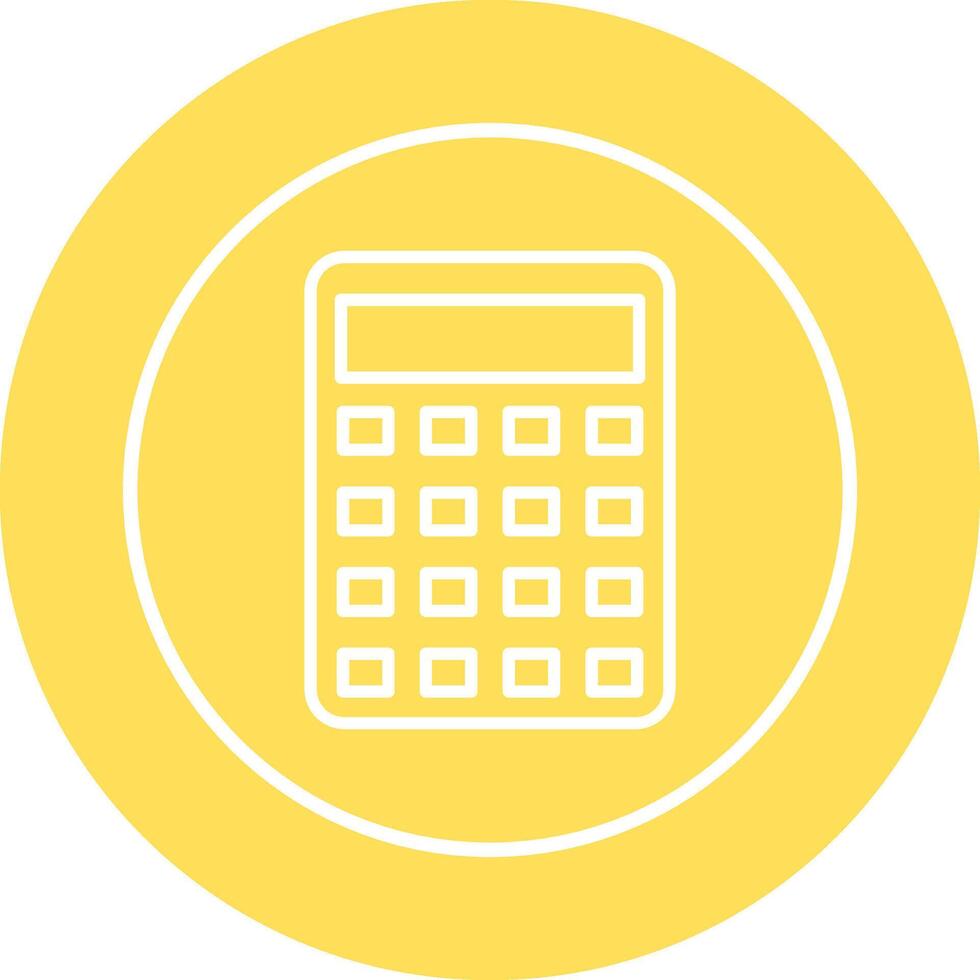 icône de vecteur de calculatrice