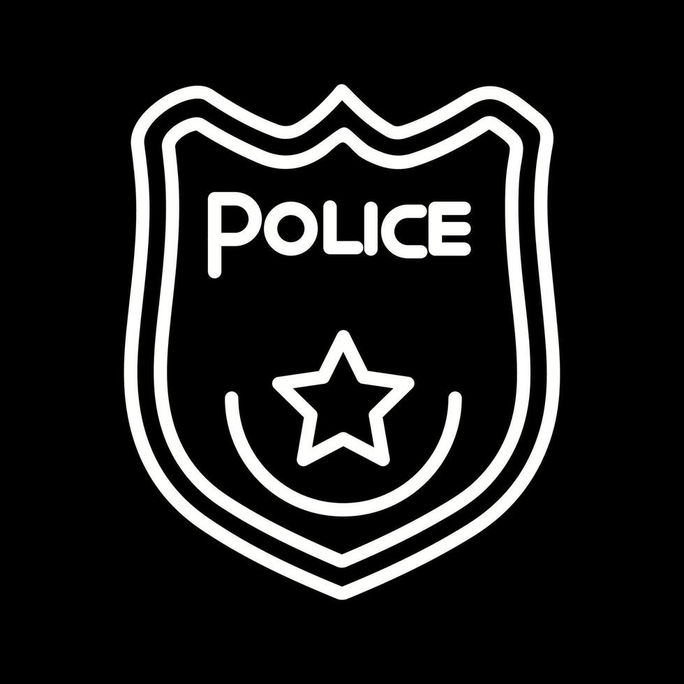 police badge je vecteur icône