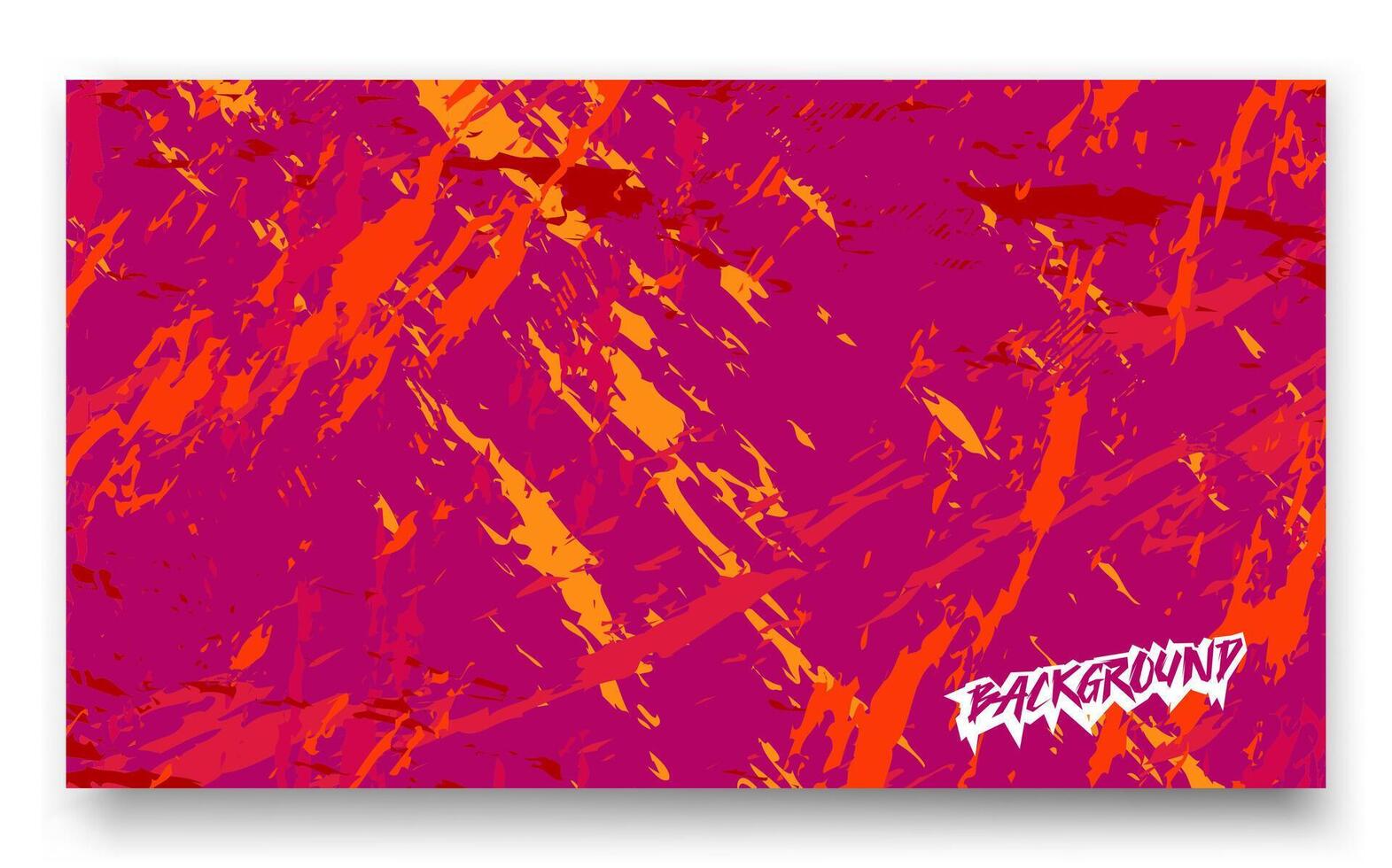violet et Orange Contexte avec rouge et Jaune peindre éclabousser. adapté pour vibrant et énergique conception projets ou artistique arrière-plans. vecteur