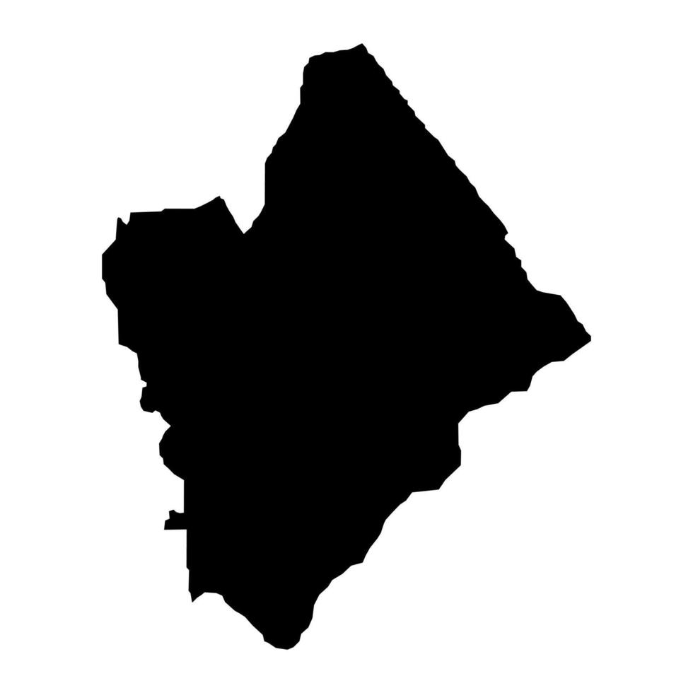 Tualauta comté carte, administratif division de américain samoa. vecteur illustration.