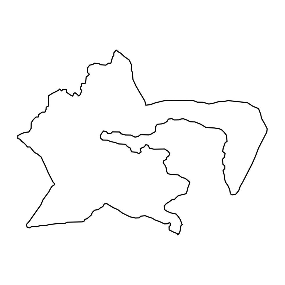 maoputasi comté carte, administratif division de américain samoa. vecteur illustration.