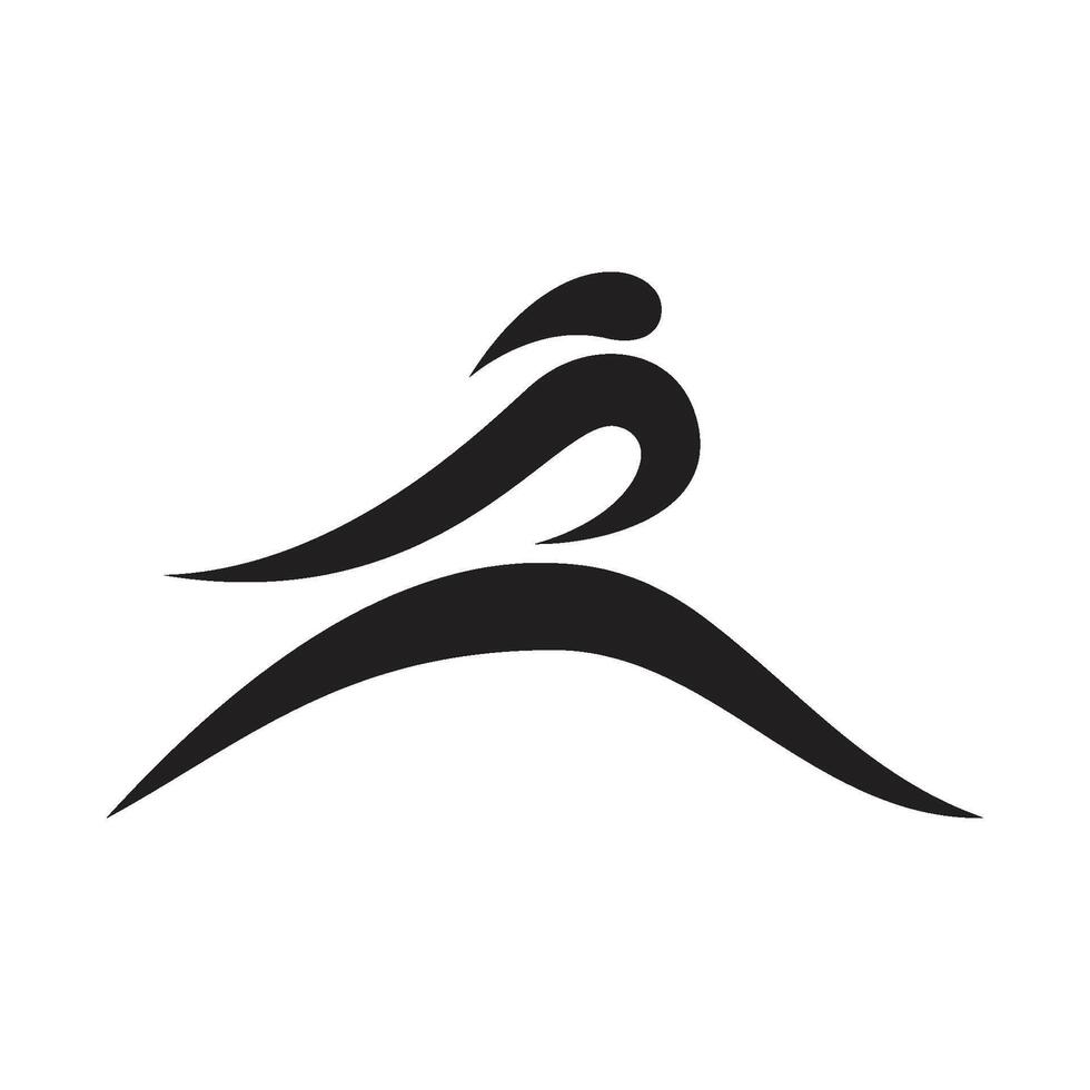 logo vectoriel de course humaine